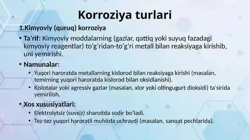 Metallar korroziyasi 4