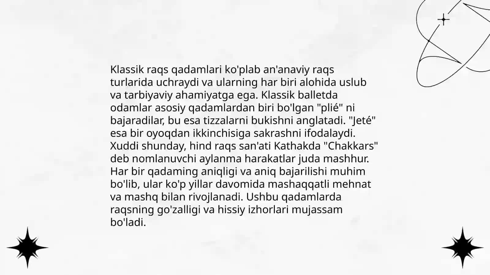 Raqs qadamlari va raqs kombinatsiyalari 4