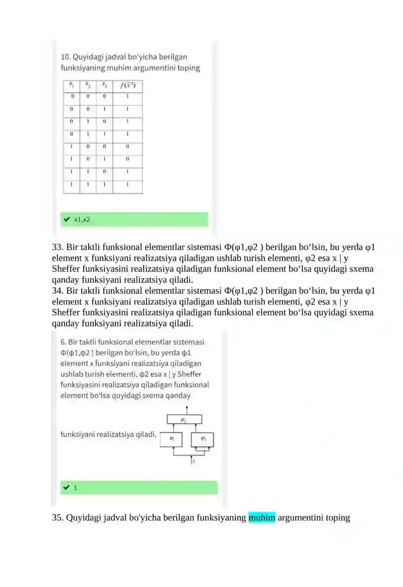 Algebra yakuniy 4