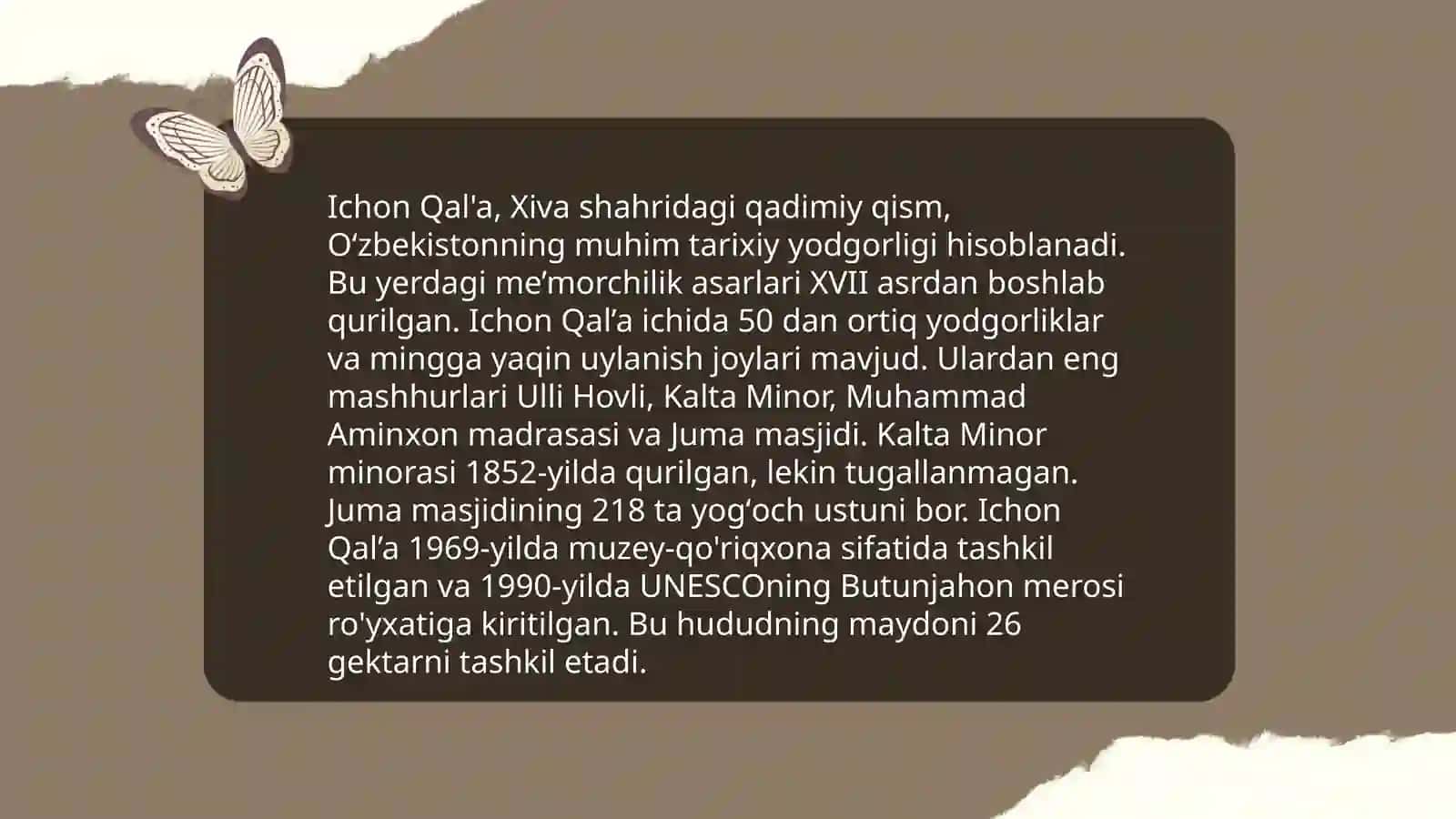 Ichon Qal'aning tarixi 4