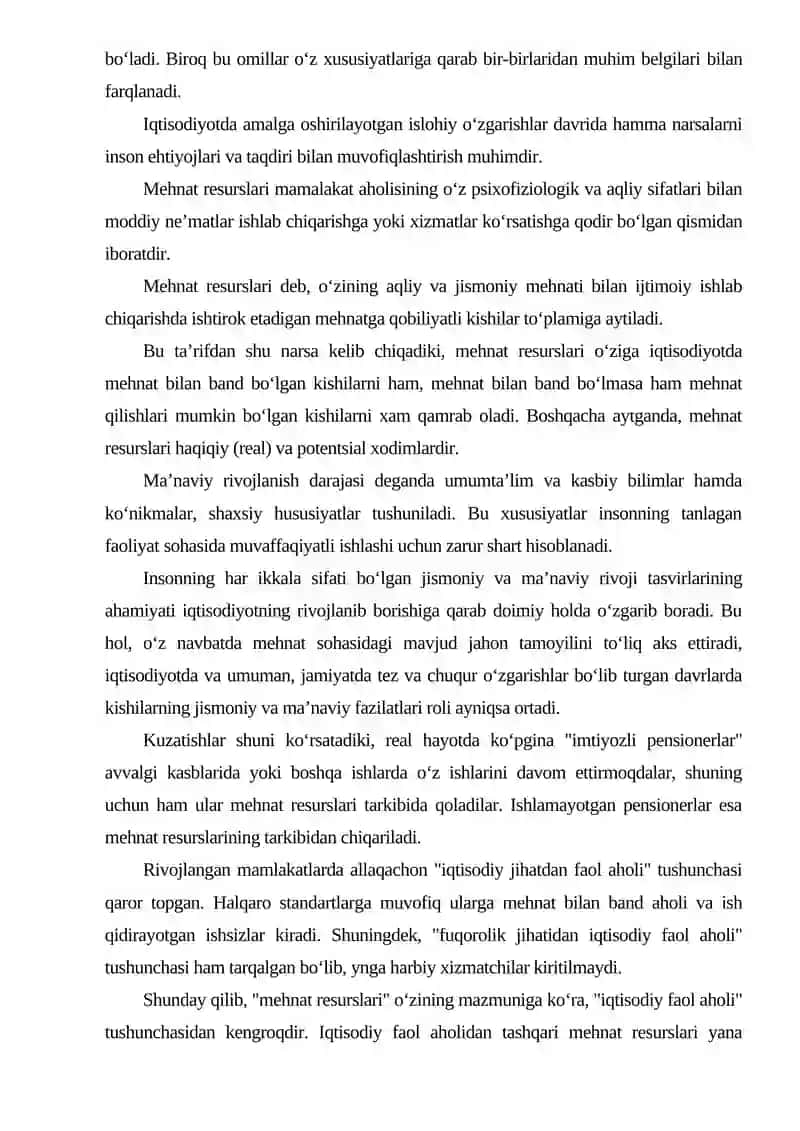 Mehnat resurslari harakati ularni toʻldirib borishini tavsiflovchi koʻrsatkichlar 4