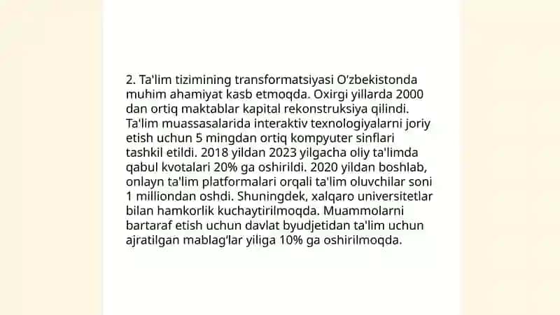 Kelajakdagi O’zbekiston 4