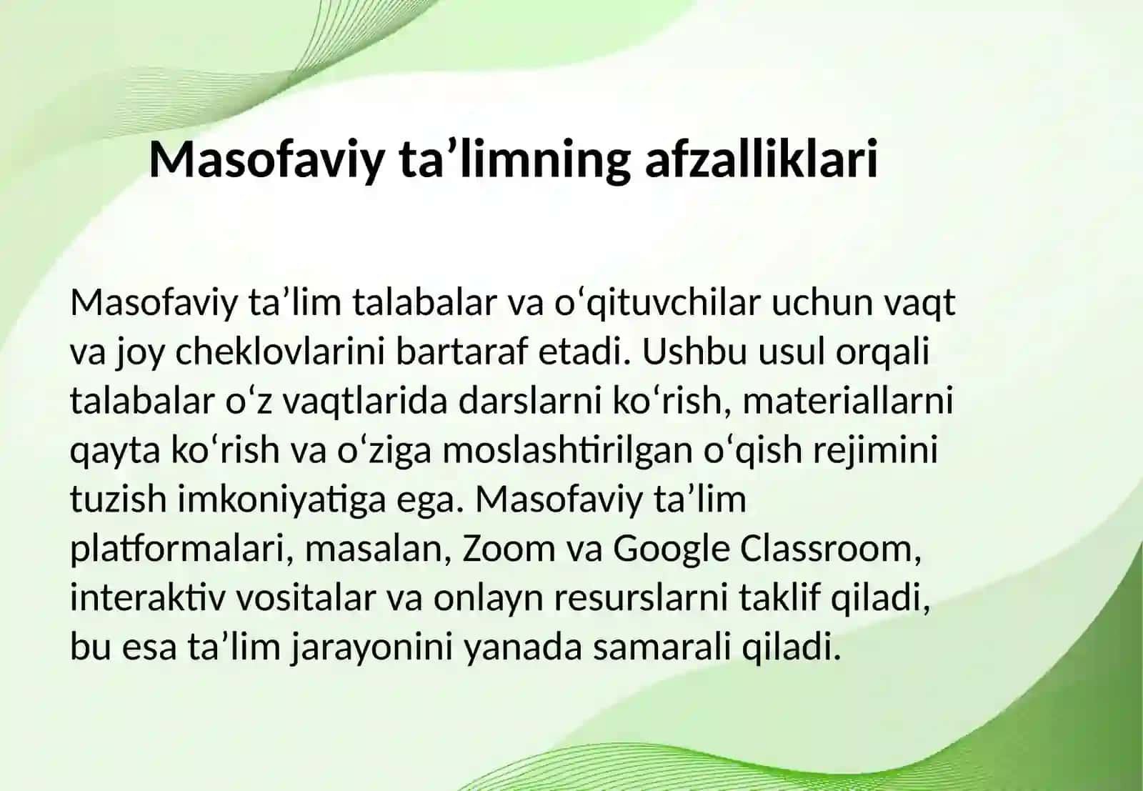 Masofaviy ta’lim va uning xususiyatlari 4