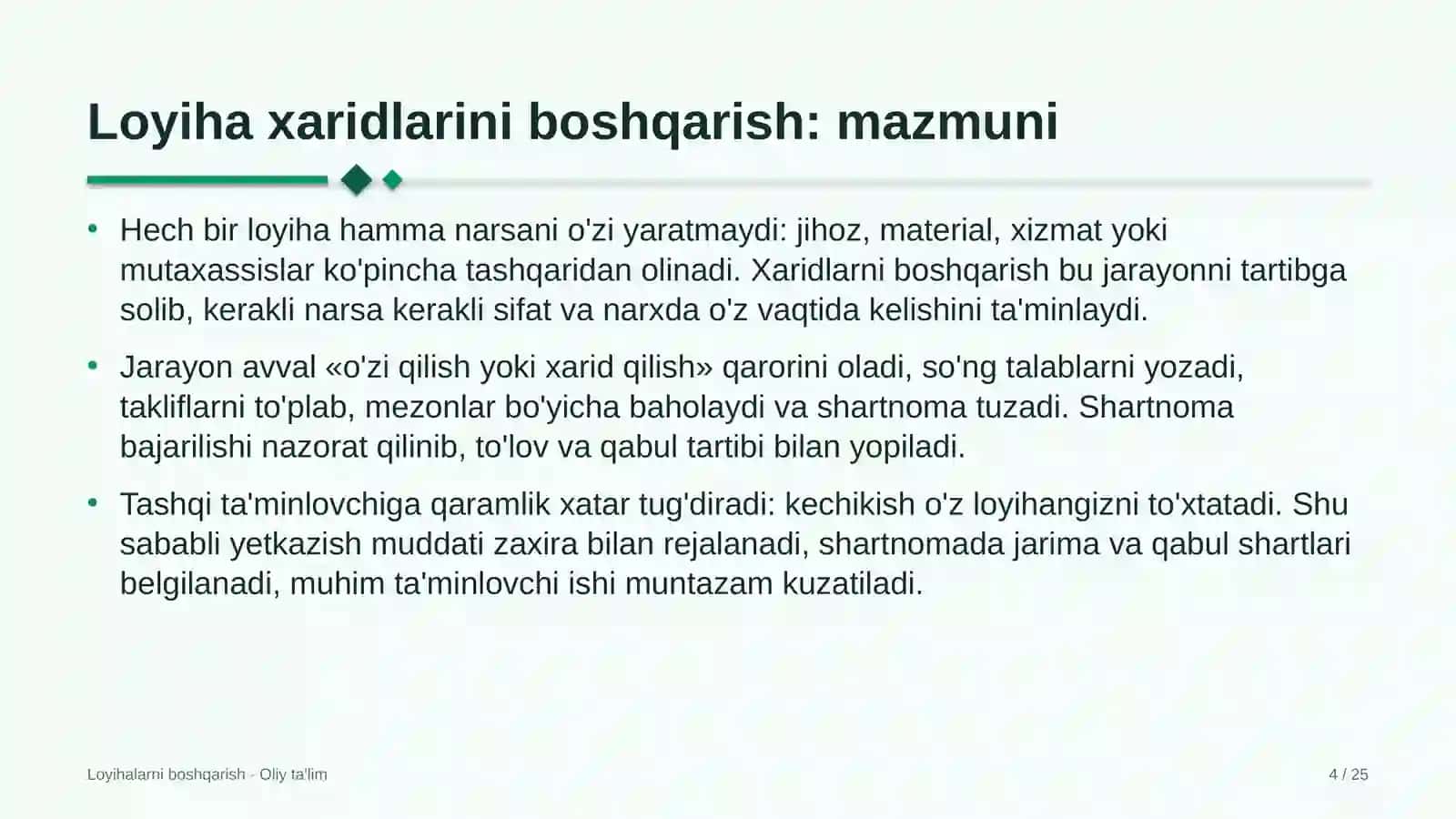 Striming platformalarida loyiha xaridlarini boshqarish 4