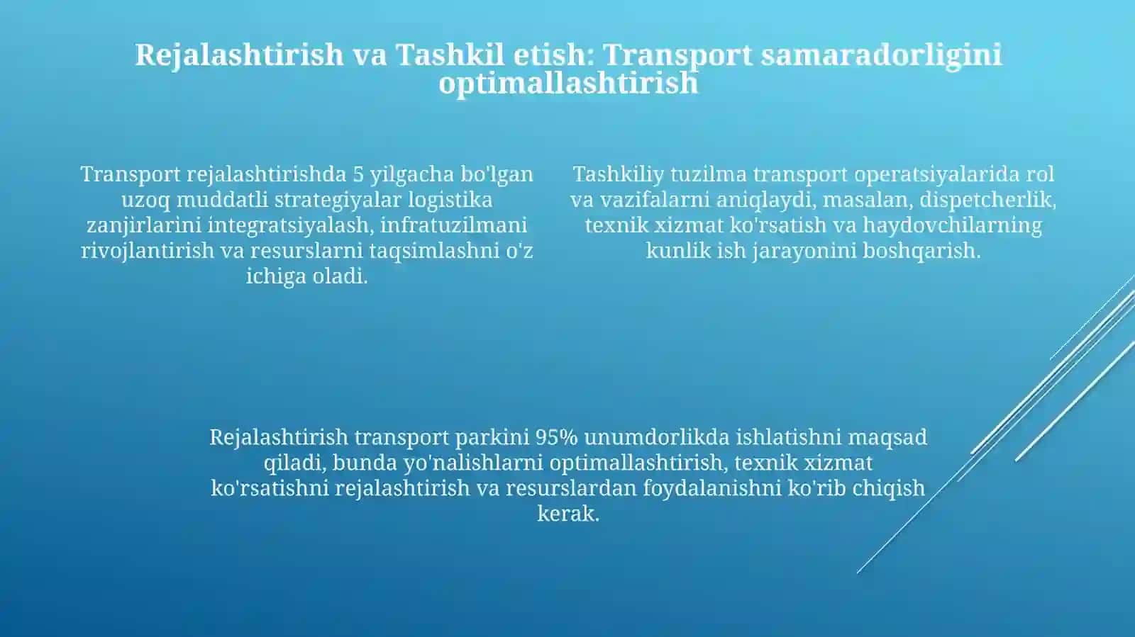 Transport operatsiyalarida qollaniladigan boshqaruvtamoyillari 4