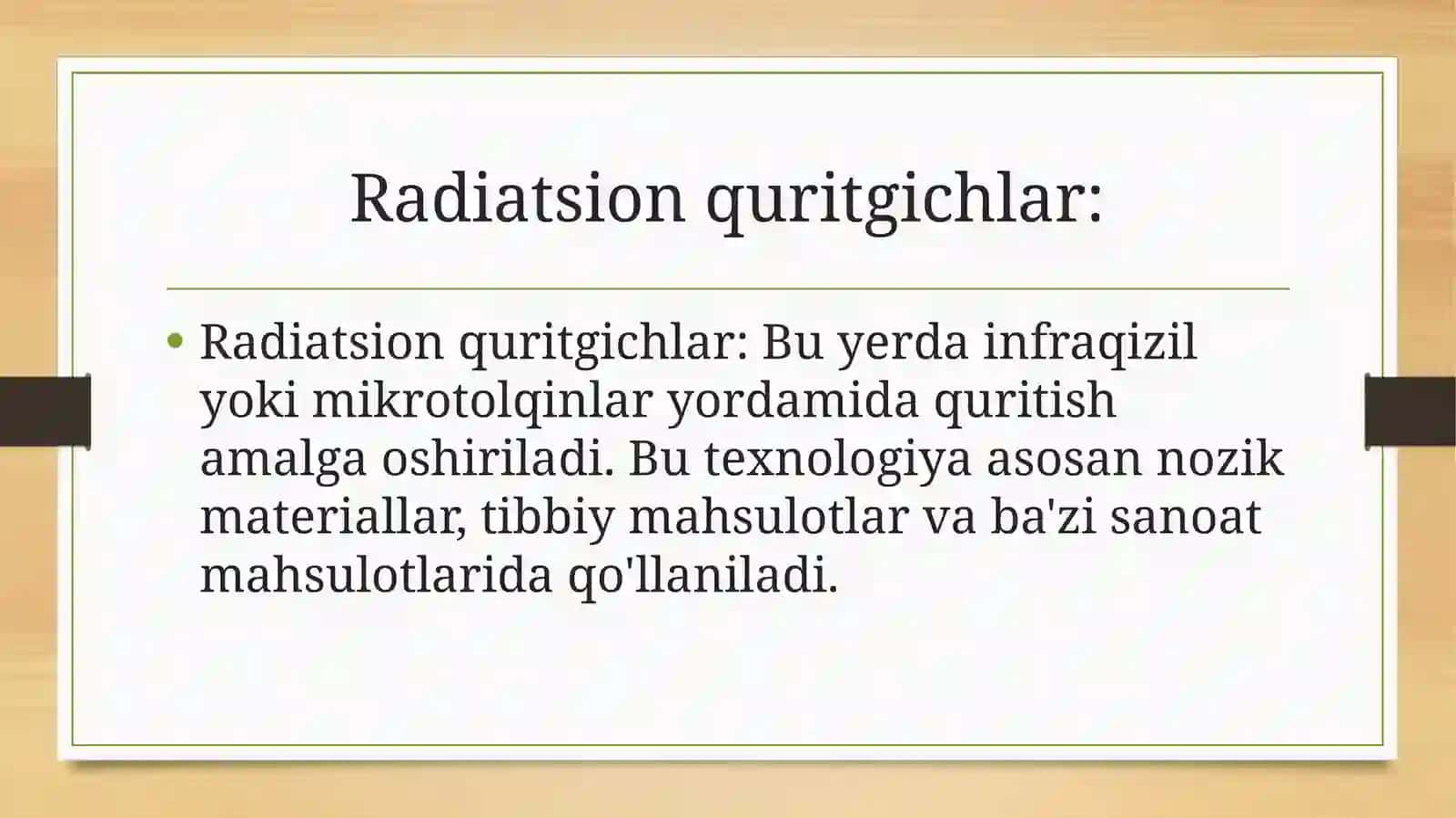 Quritish qurulmalari 4