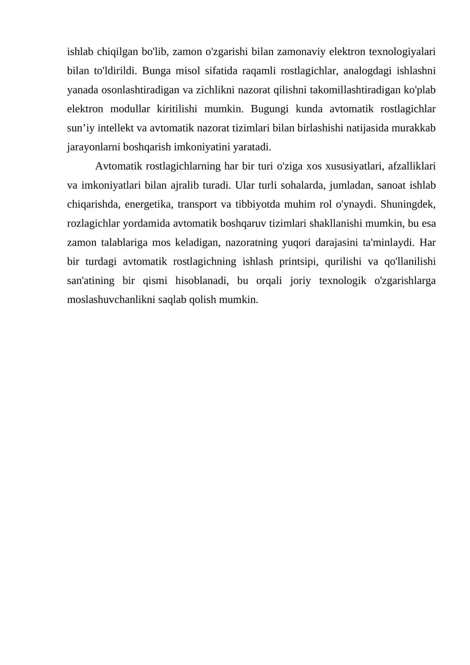 AVTOMATIK ROSTLAGICHLAR VA ULARNING TURLARI 4
