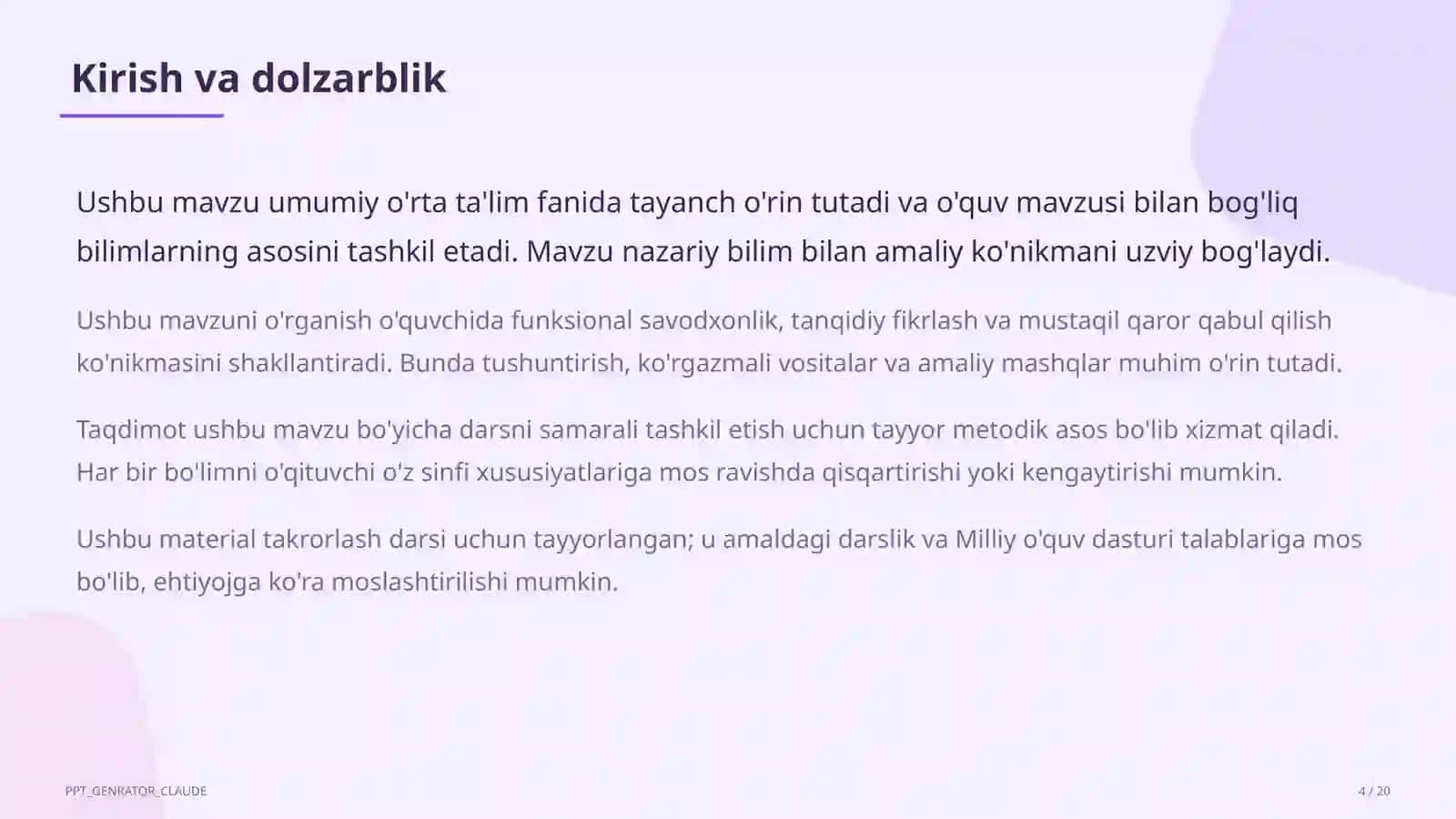 Funktsional savodxonlik 4