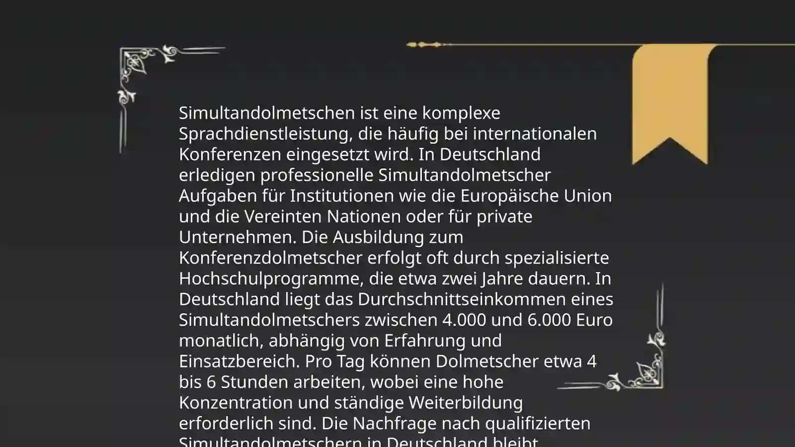 Wie kann man Hören und Bei der Übersetzung machen? 4