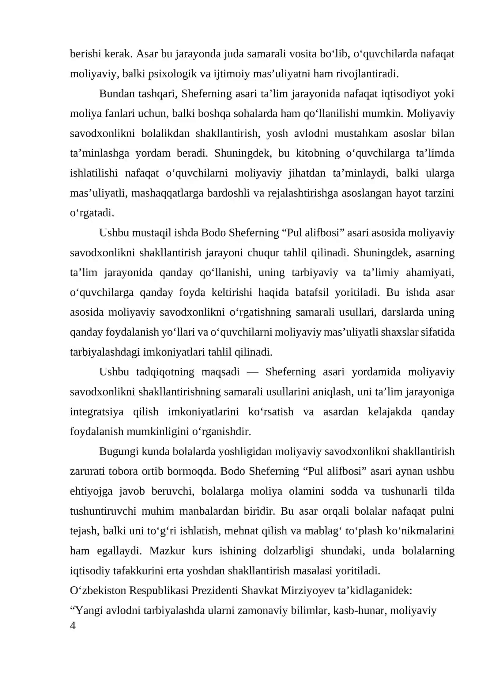 BODO SHEFERNING PUL ALIFBOSI ASARI 4