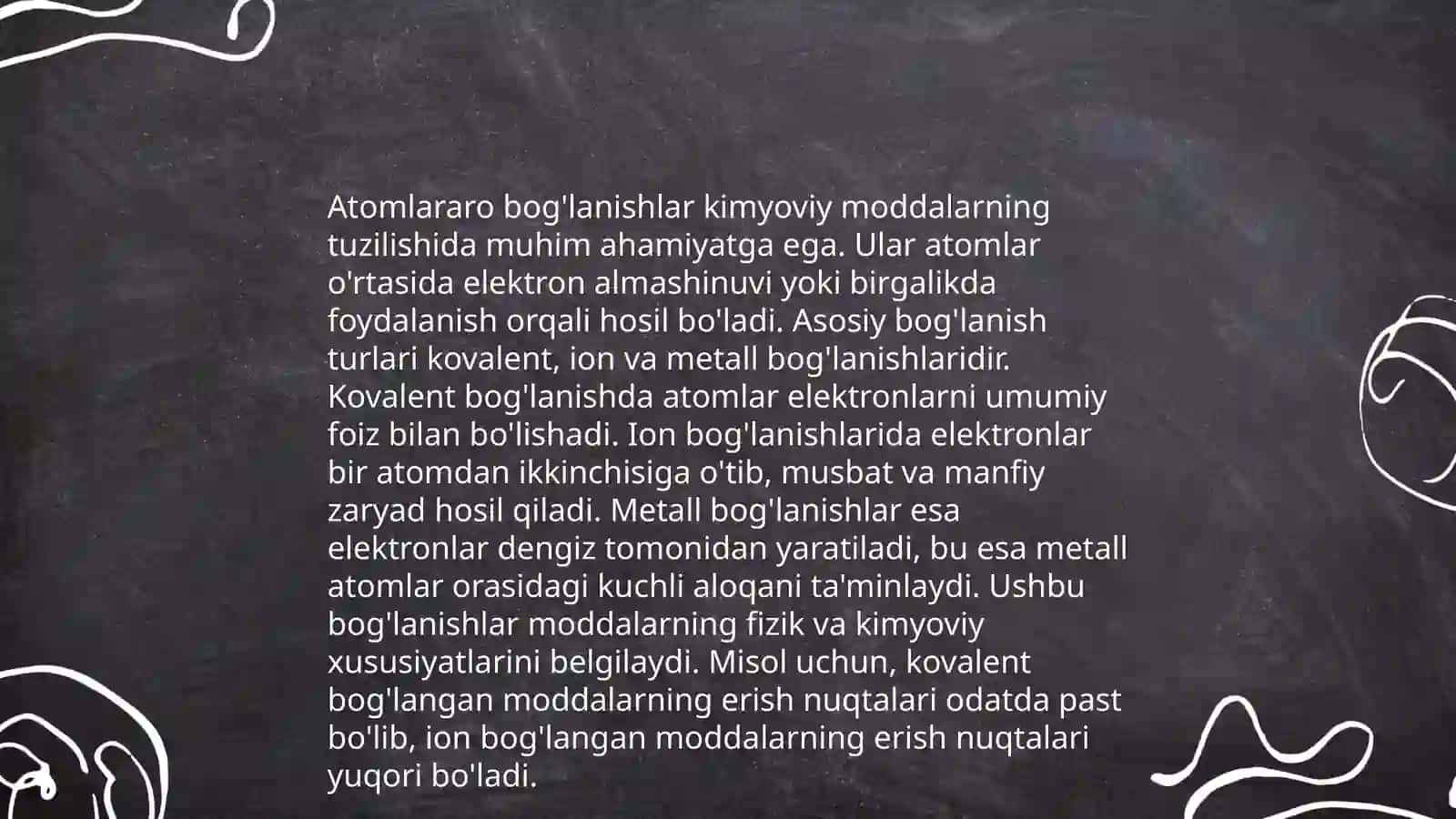 Molekulalar konfiguratsiyasi 4