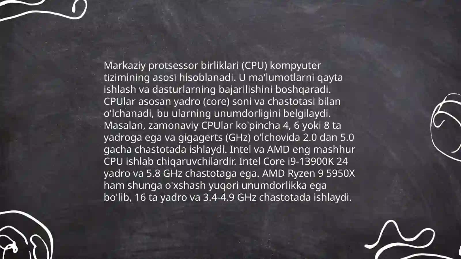 Protsessorlar tuzilishi 4