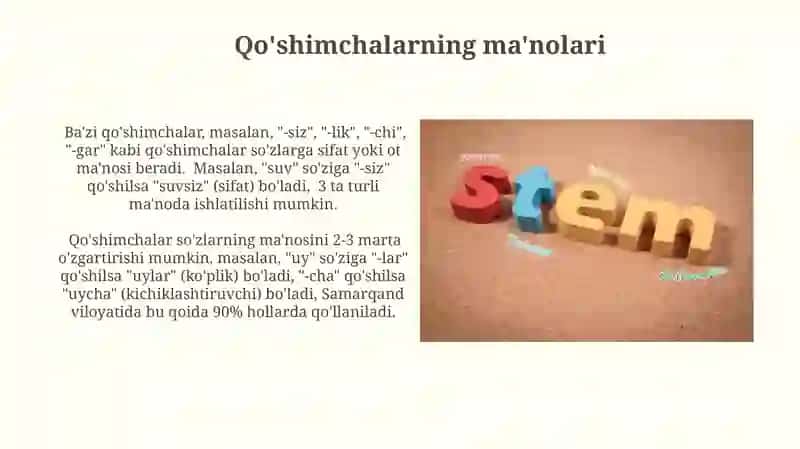 Murakkab qo'shimchalar 4