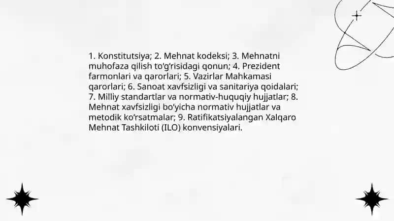 Mehnatni muhofaza qilish qonunlari 4
