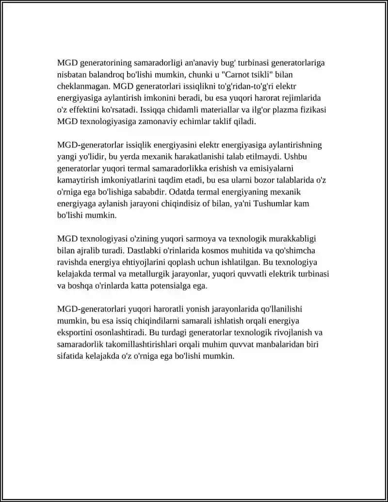 MGD-GENERATORNING ISHLASH PRINSIPI 4