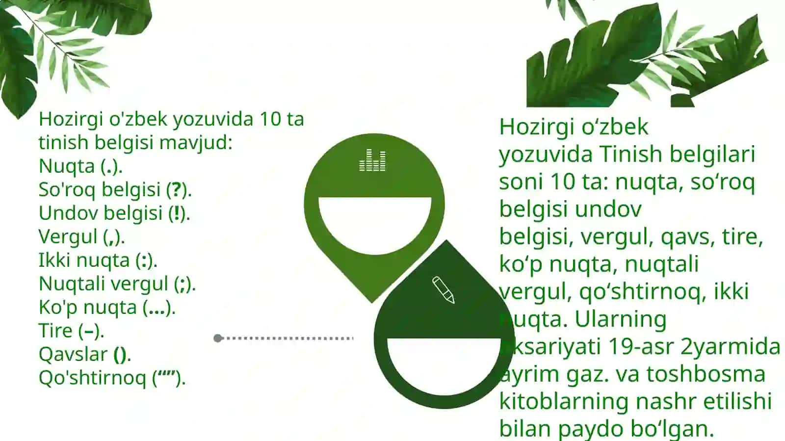 Tinish belgilarining turlari 4