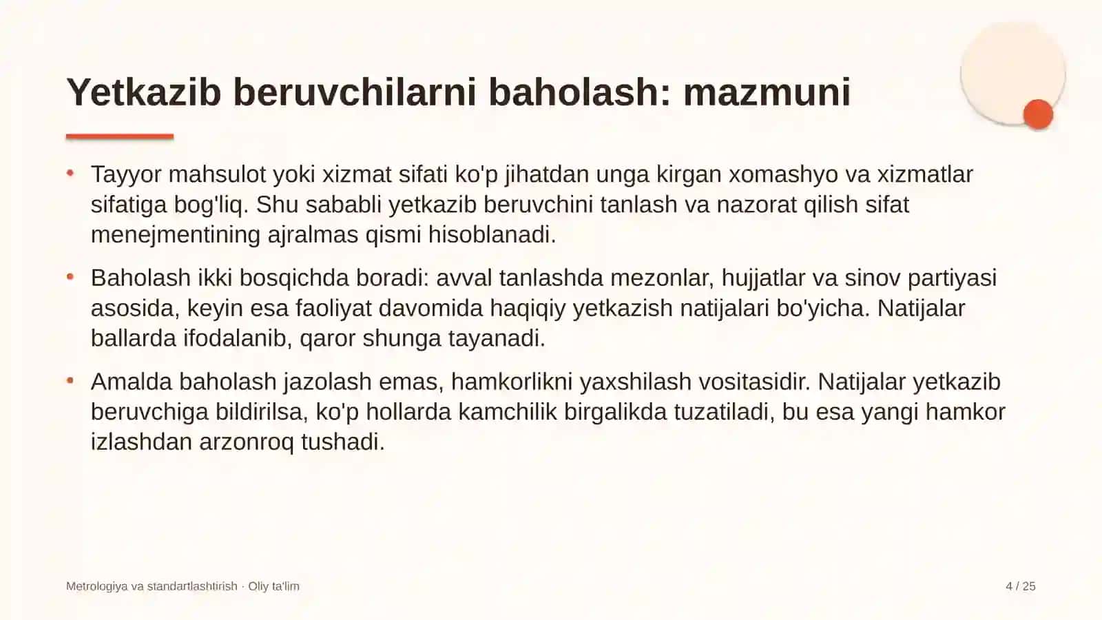 Konteyner tashishda yetkazib beruvchilarni baholash 4