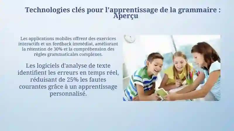 Technologies modernes pour l’enseignement de la grammaire 4