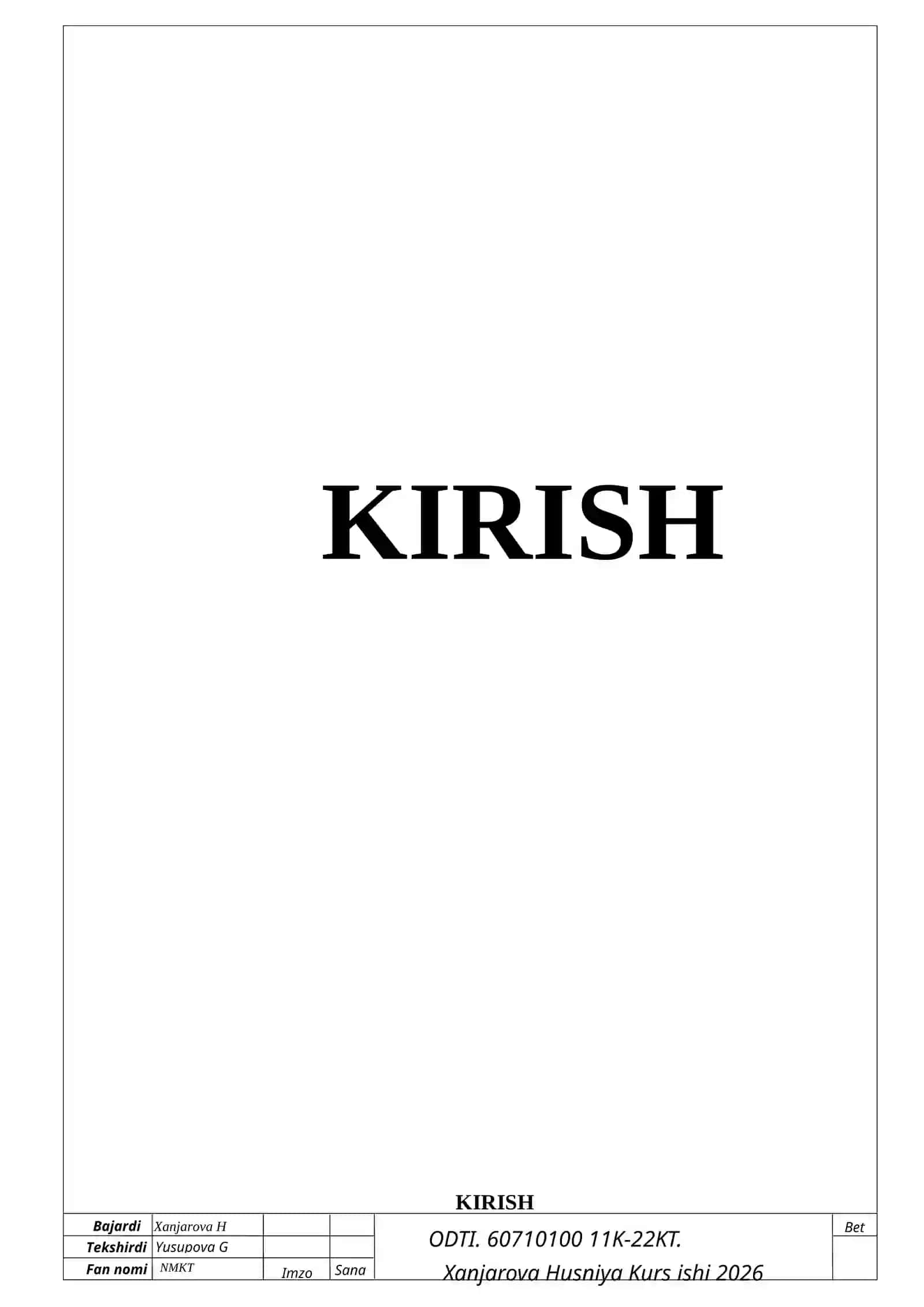 Kurs ishi 4