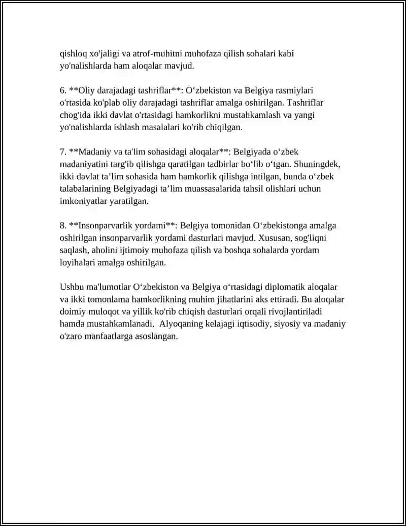 OʻZBEKISTON BELGIYA 4