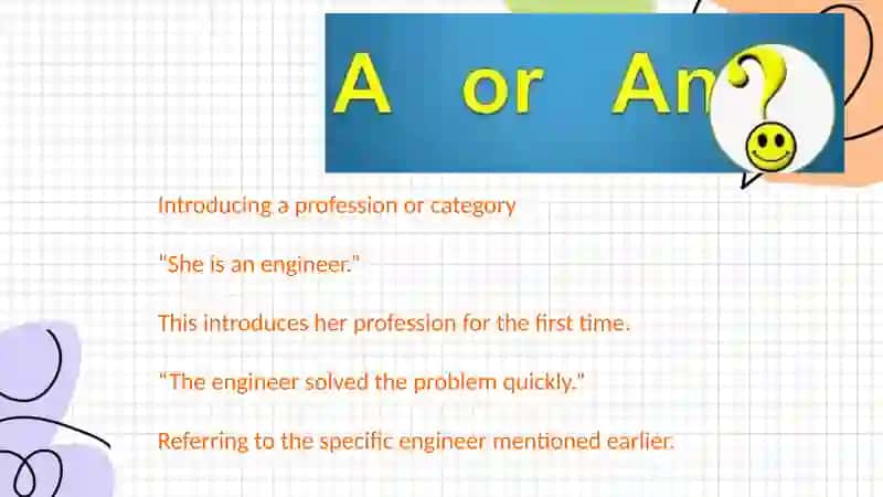 Article (indefinite) 4