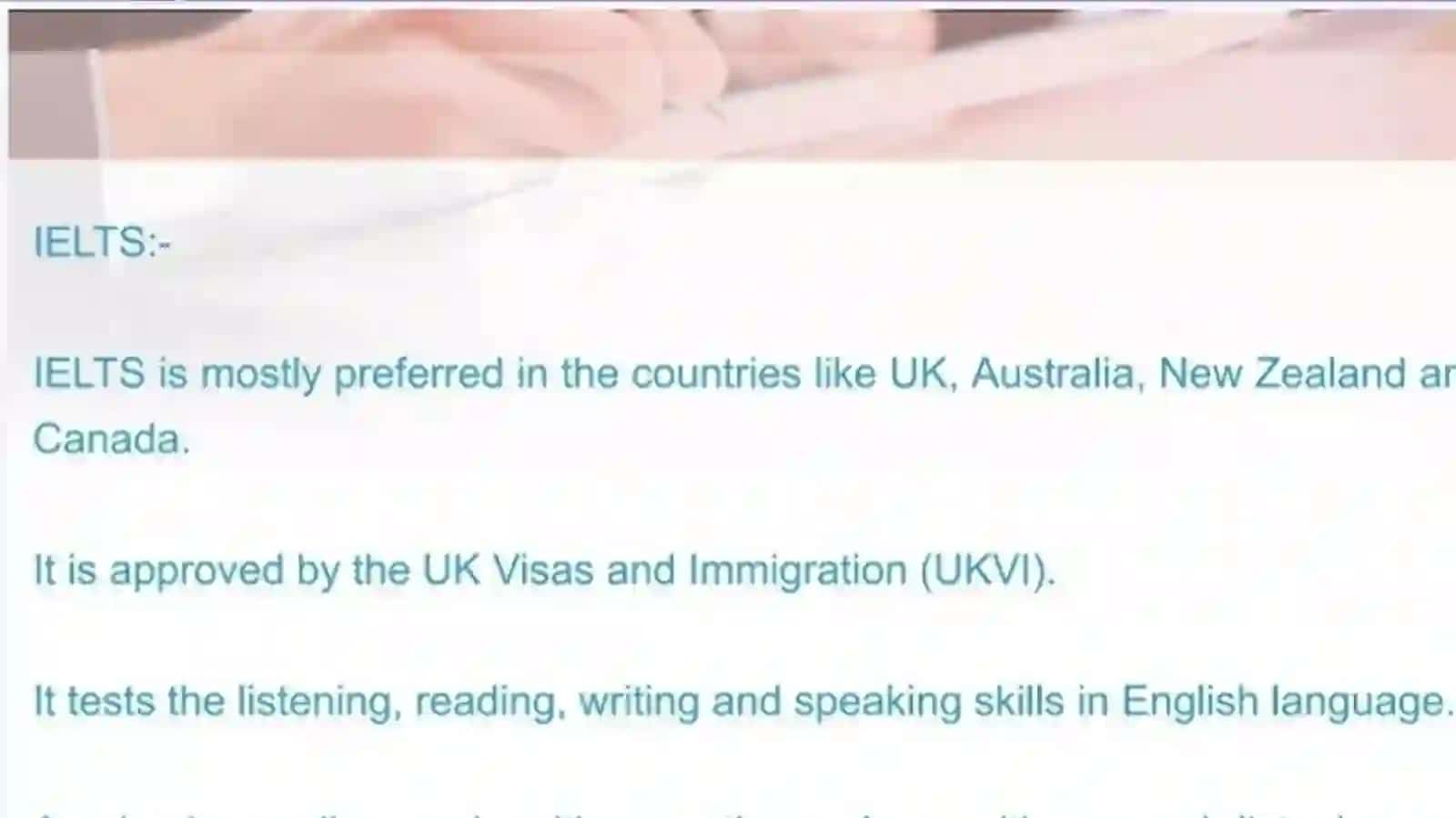 IELTS AND TOEFL 4