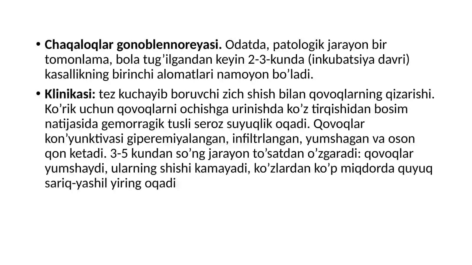 Gonokokkli kon’yunktivit(gonoblennoreya) 4