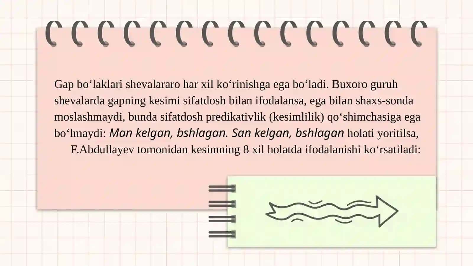 Shevalarning sintaktik xususiyatiari 4