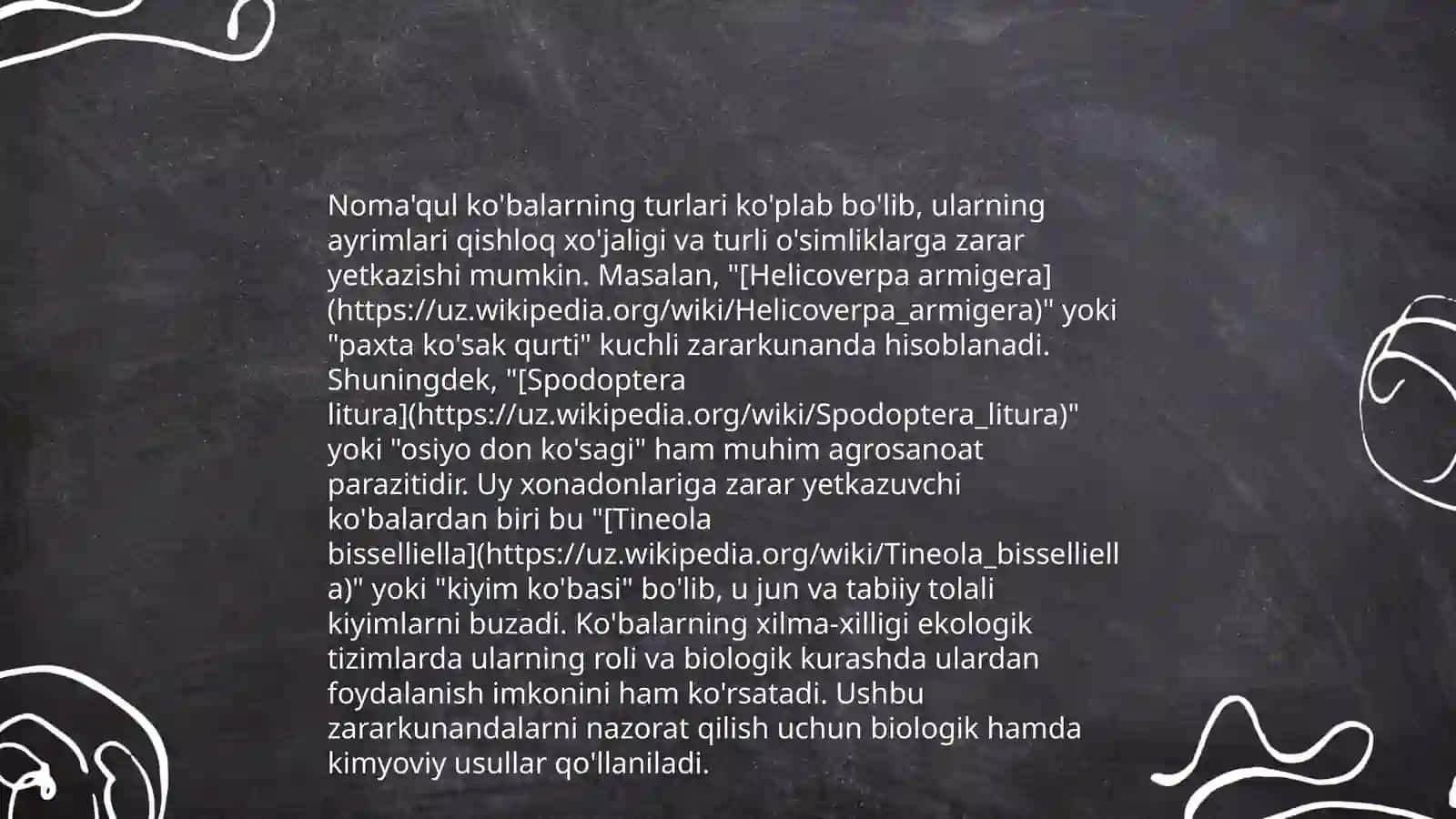 Ko'balarning turlari va ularni ishlatilishi 4