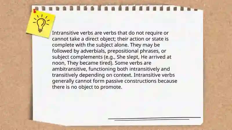 Transitive and Intransitive 4