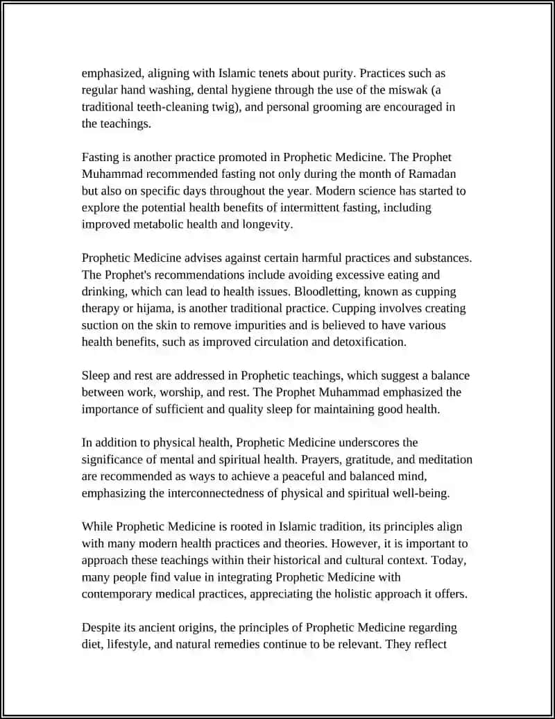 Islamic Medicine Course 4