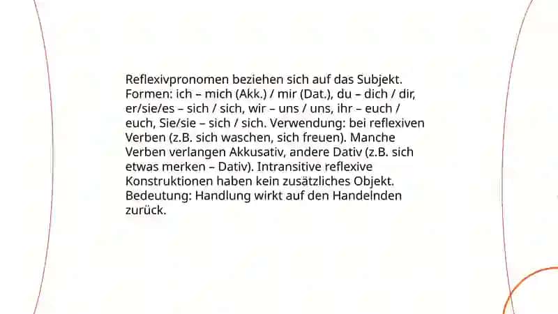 Die Pronomen 4