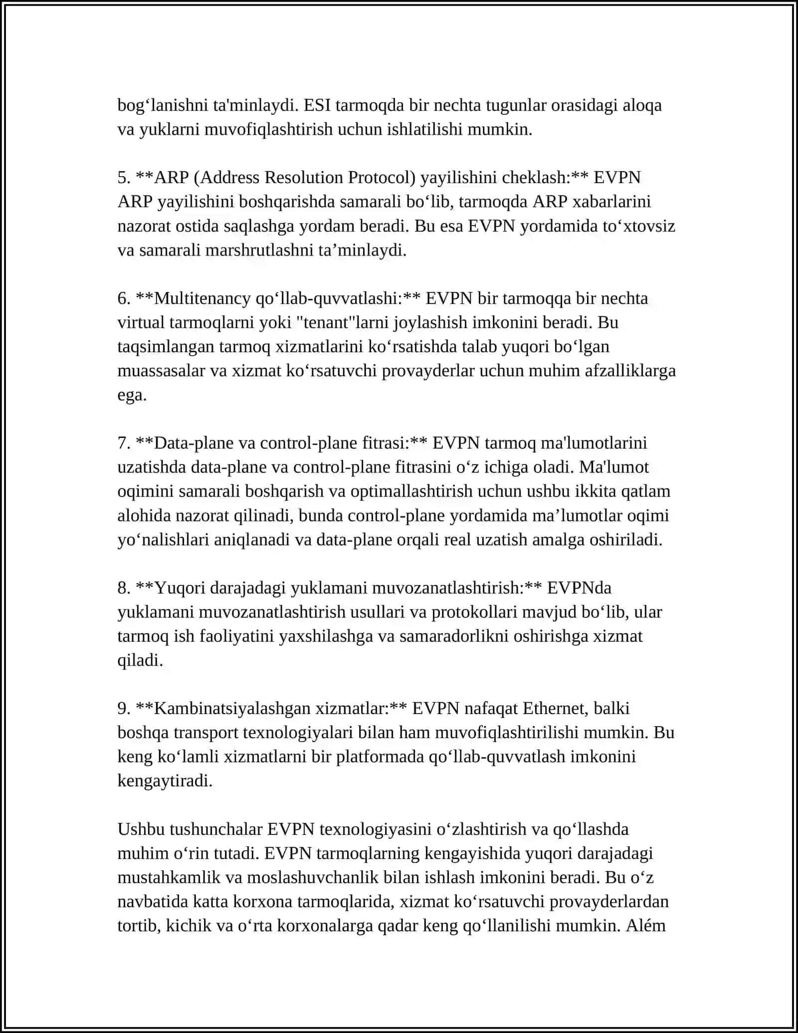 EVPN(ETHERNET VPN) PROTOKOLI 4