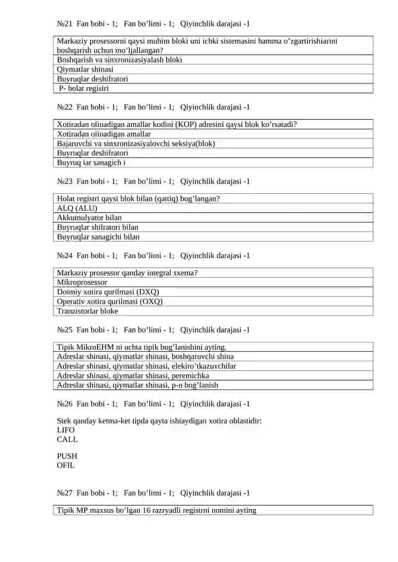 Mikroprotsessorlar 4