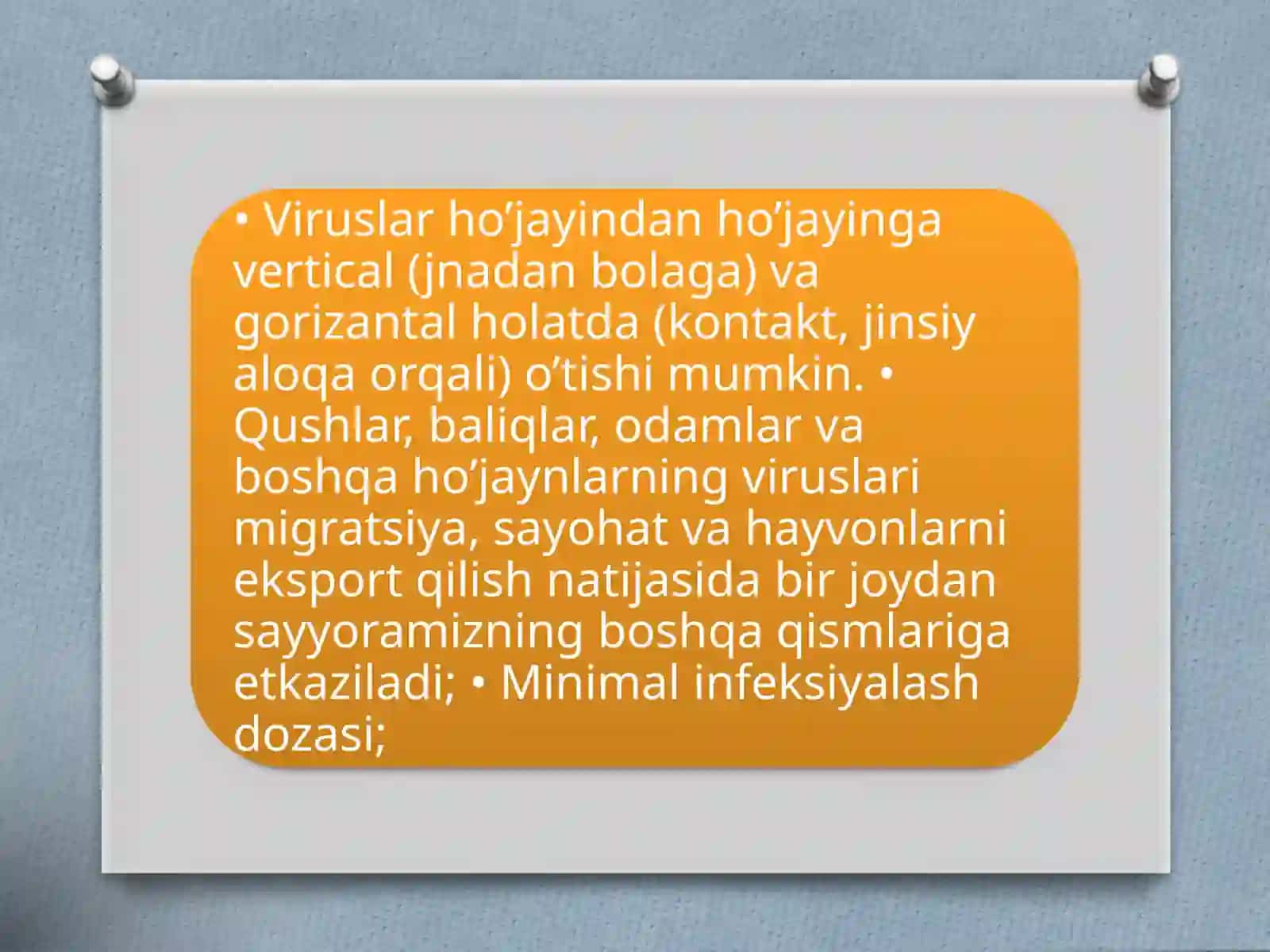 Viruslarning tarqalishi 4
