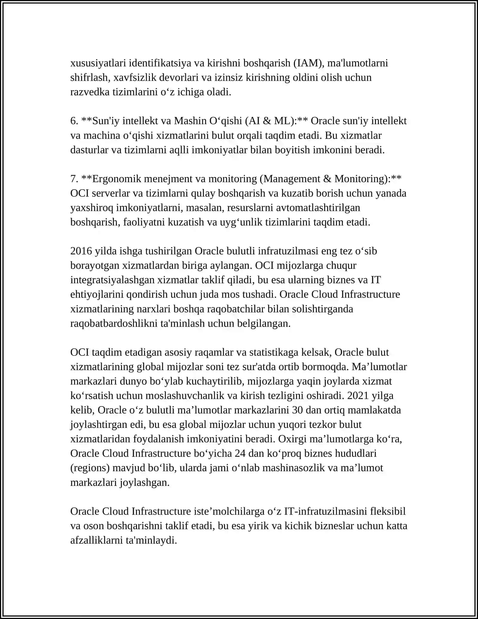 Oracle Bulutli Xizmatlari 4