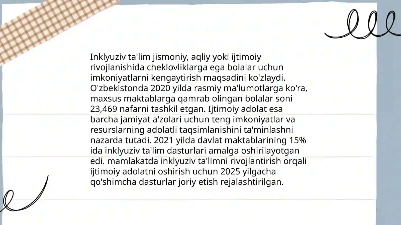 Inklyuziv ta'lim kursining predmeti maqsadi va vazifalari 4