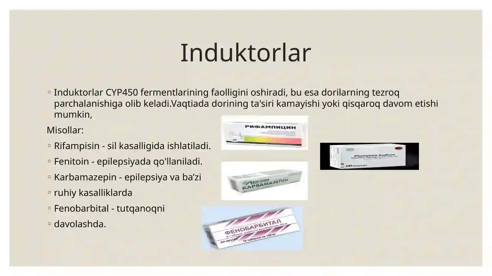 SitoxromP450 indutorlar va ingibitorlar 4