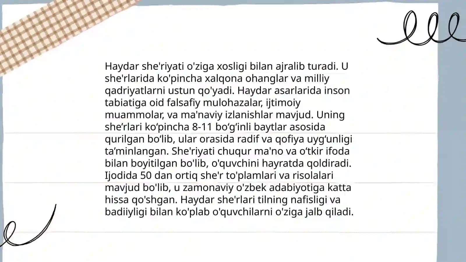 Lutfiy va Haydar ijodi 4