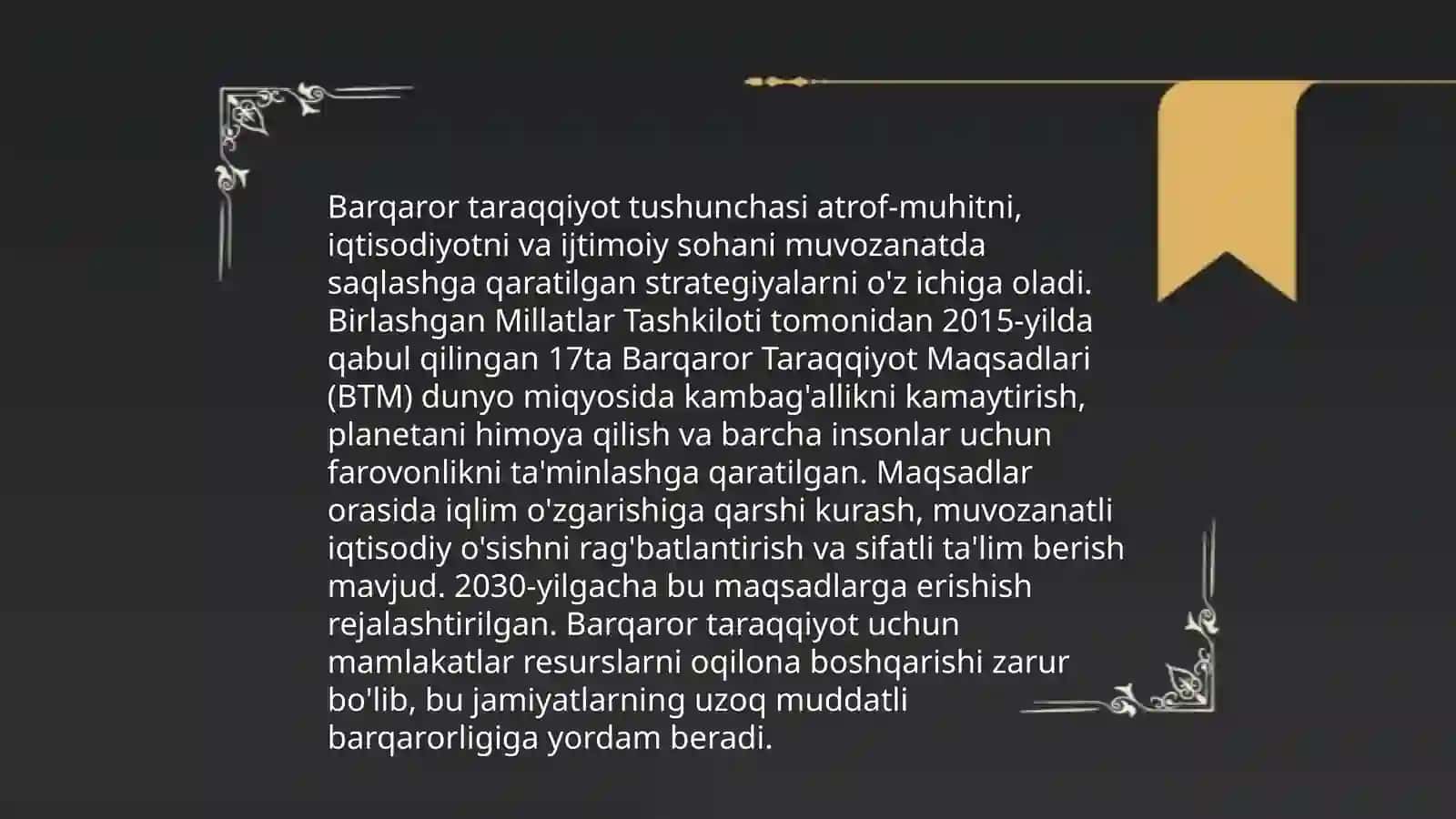 Global jarayonlar va barqaror taraqqiyot falsafasi 4