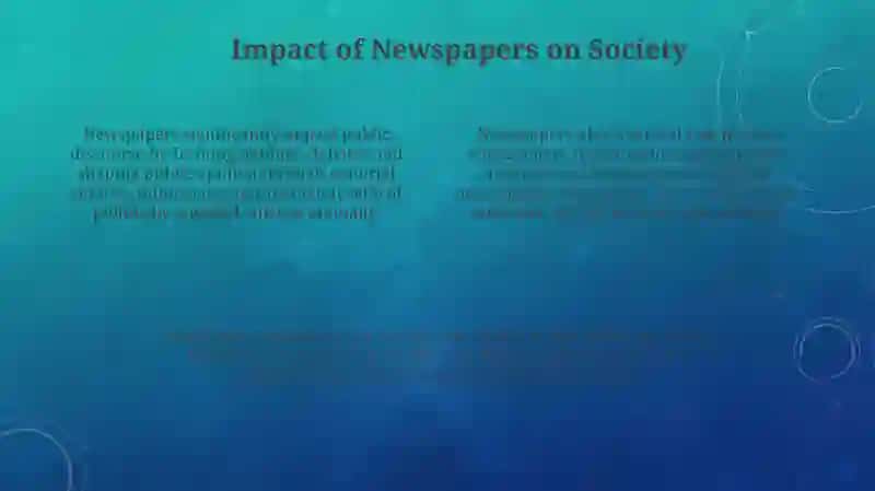 Newspapers: Structure and Function 4