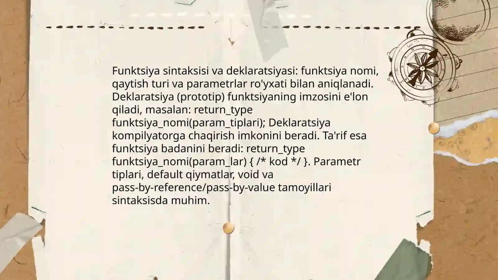 Dasturlashda funktsiyalar 4