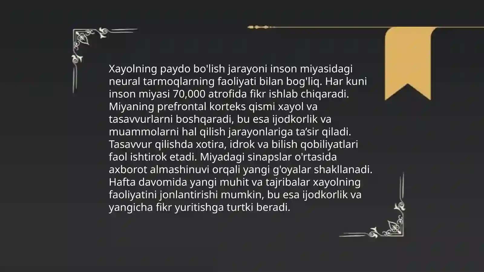 Xayol haqida tushuncha 4
