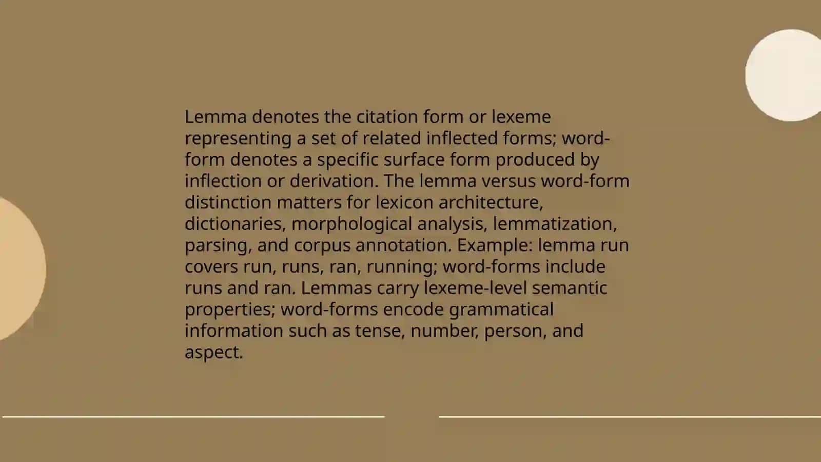 Typology of lexical level 4