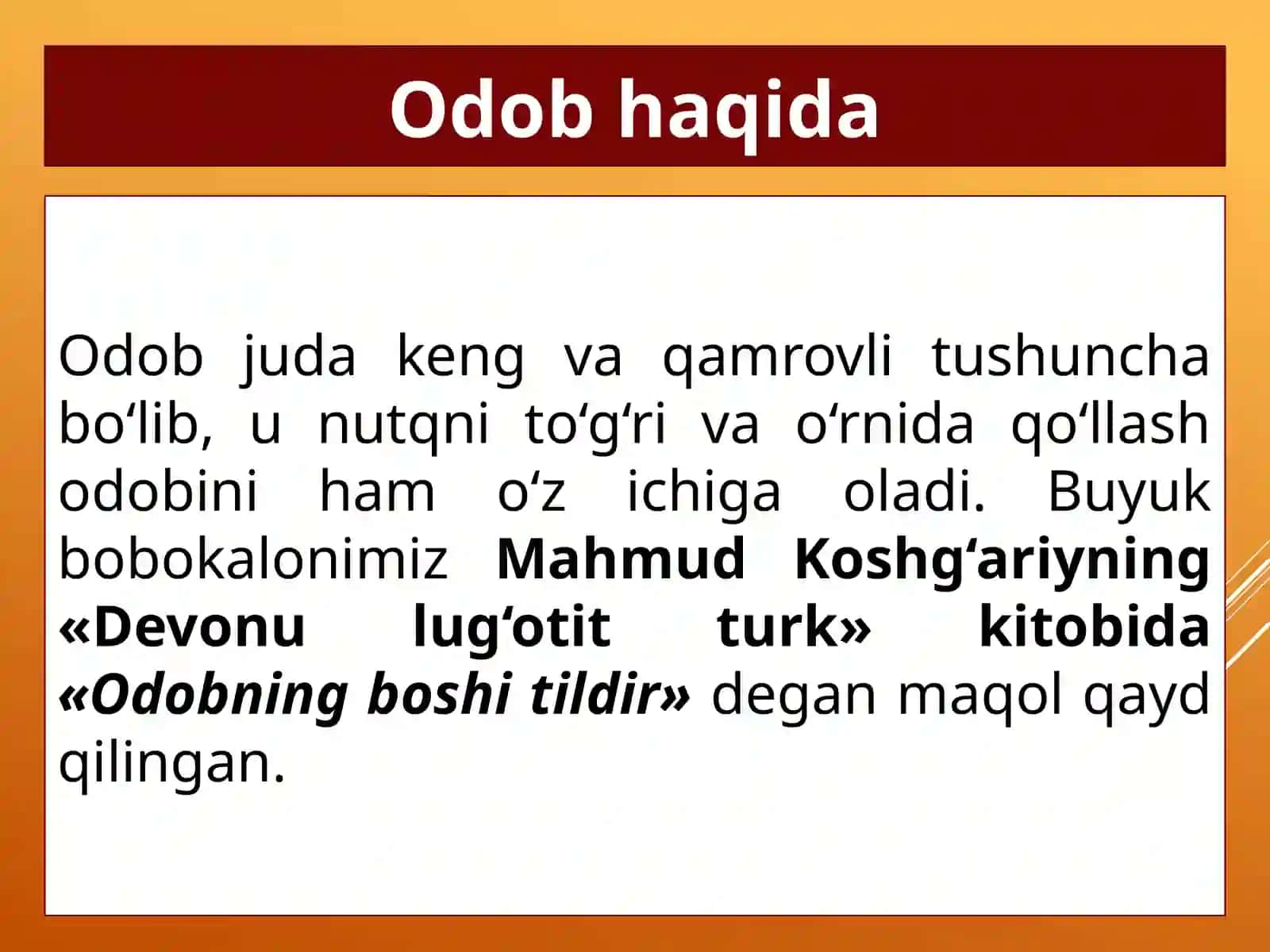 NUTQ MADANIYATI 4