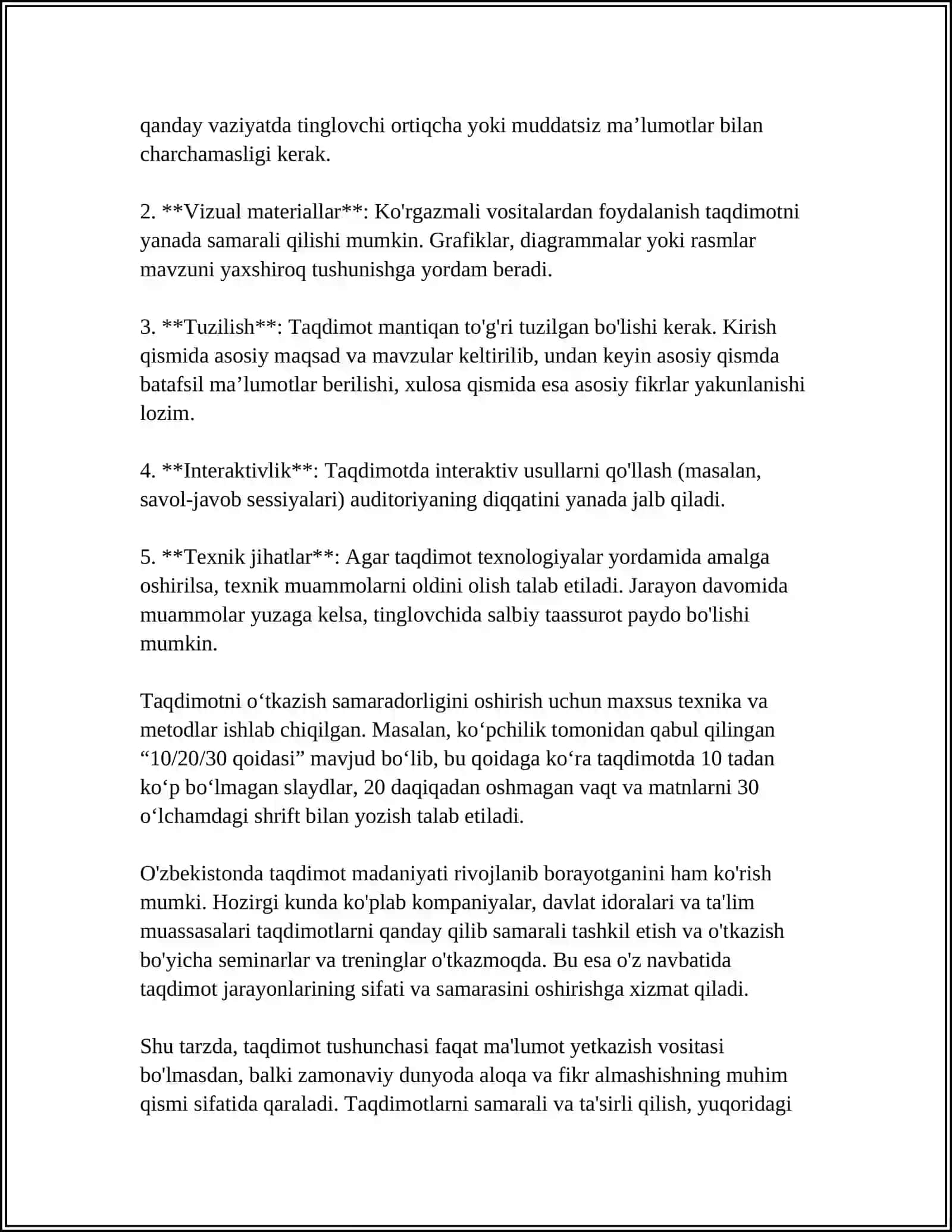 TAQDIMOT 4