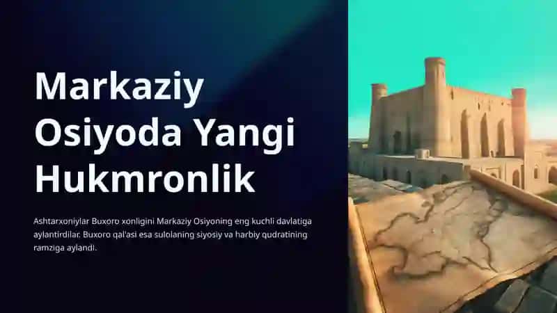Ashtarxoniylar Hukmronlik Davri 4