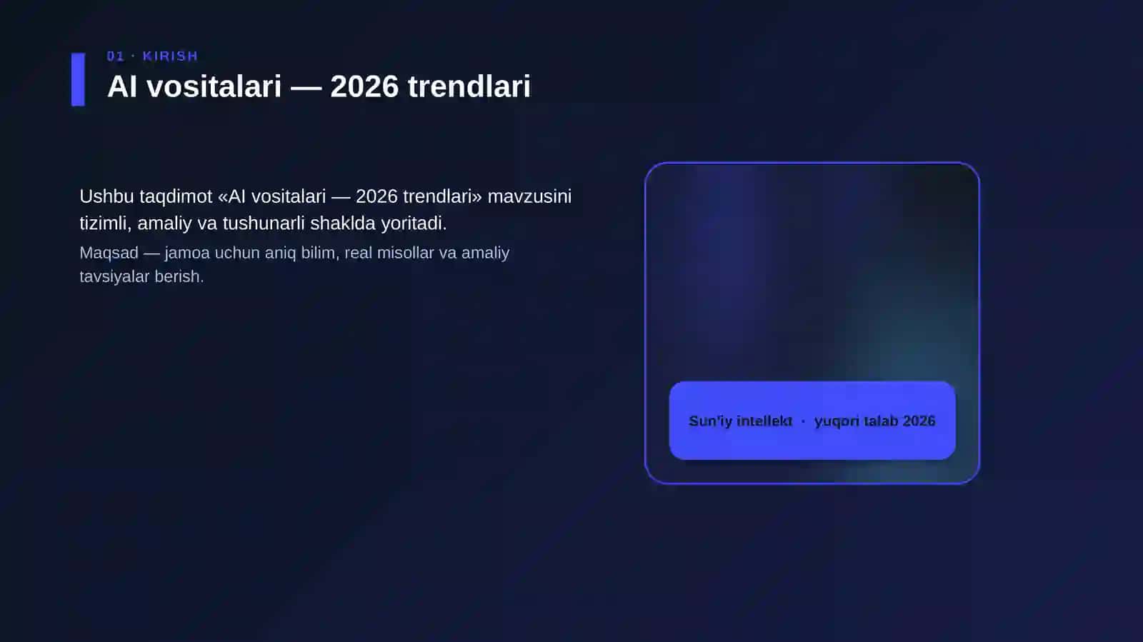 AI vositalari — 2026 trendlari 4