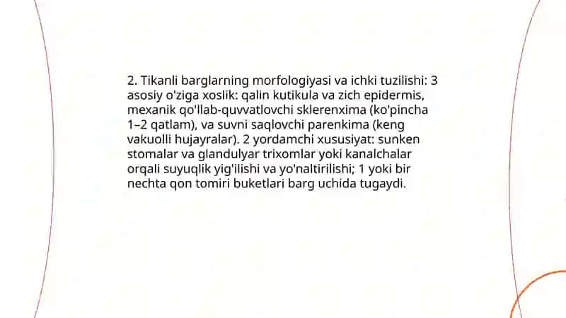 O'simliklarda Barglarning Modifikatsiyasi 4