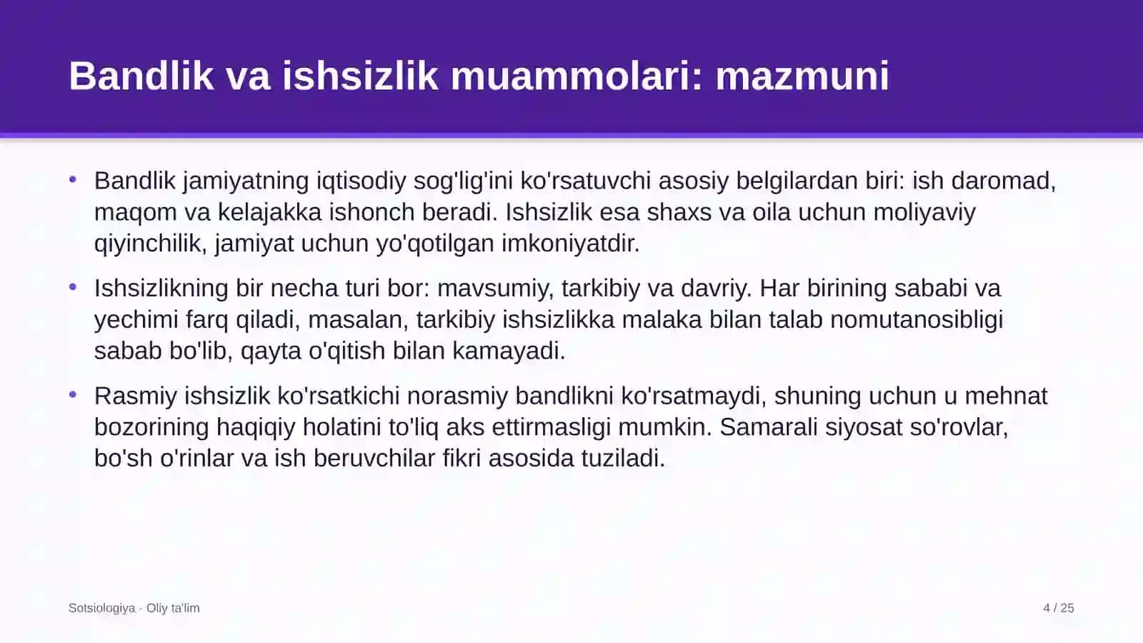 xolding kompaniyalarida bandlik va ishsizlik muammolari 6528 4